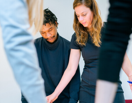 People having a discussion