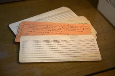 A few cards on a table