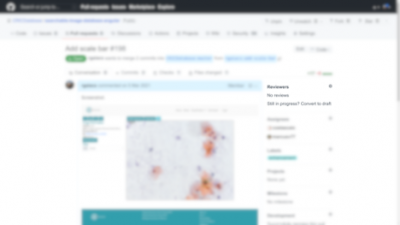 Screenshot showing reviewers tab on github